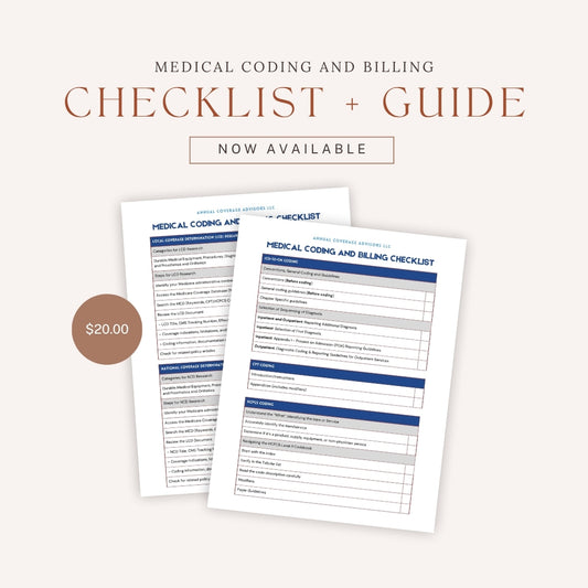 Medical Coding and Billing Checklist + Guide